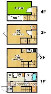DREAM STAGE 井尻SOUTHテラス【3号室号室】の間取り