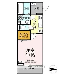 MAISON RASSURER(メゾン ラシュレ)【2階】の間取り