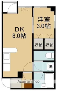 ピアパレス美原【205号室】の間取り