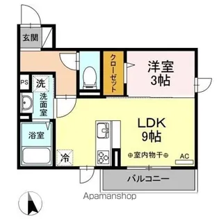 カナル グランデ 十日町【3階】の間取り