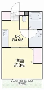 ウヴリール【101号室】の間取り