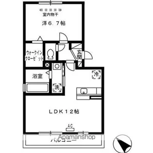 ロータス宇多津【2階】の間取り