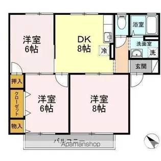 ドリーム末武【1階】の間取り