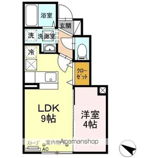 グランモア三好 A【1階】の間取り