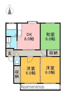 ガーデンヒルズ【2階】の間取り