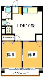 第2今井ビル【3階】の間取り