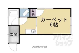 グランプリ山科【2階】の間取り