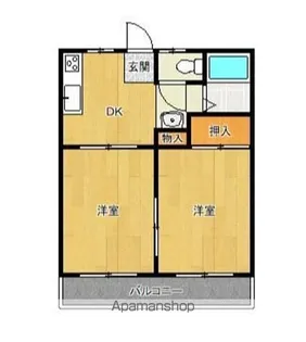 サンパレス小金井【201号室】の間取り