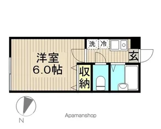 アリサンドラ北小岩【1階】の間取り