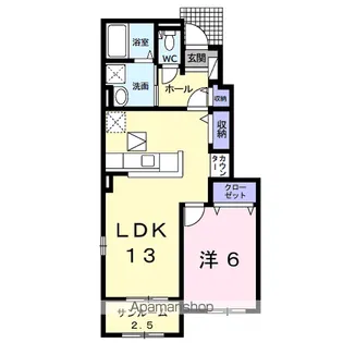 プレジャー【1階】の間取り