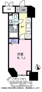 レジディア高輪桂坂【8階】の間取り