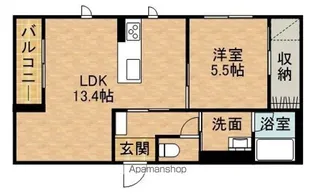 ANDANTE【1階】の間取り