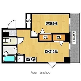 TORIA ROSA【2階】の間取り