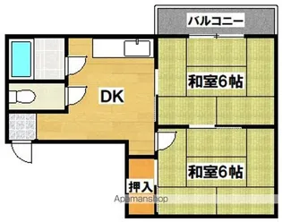我孫子ハイツ【3階】の間取り
