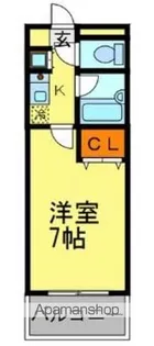 ラスティング三宅【2階】の間取り