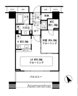 アウルタワー【22階】の間取り