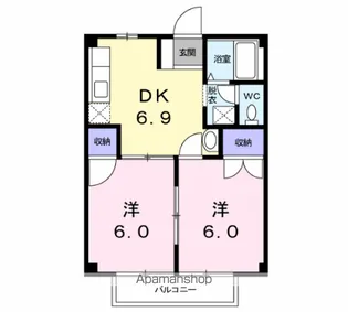 シティセブンⅠ【2階】の間取り