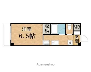 カサクレール【101号室】の間取り