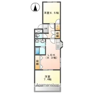 コロナハイツ【101号室】の間取り