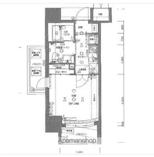 サヴォイ オーサーズ プレイス【410号室】の間取り