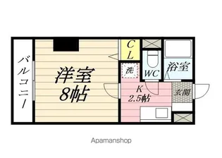 パークハイツ【307号室】の間取り