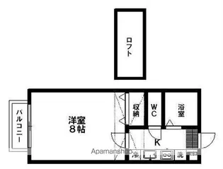 クレセール南吉成参番館【1階】の間取り