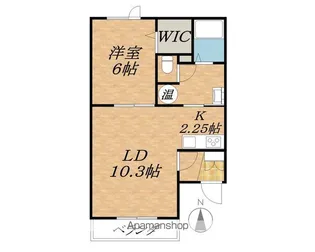 A’LAISE161【1階】の間取り