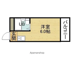 YOUハイム南巽【807号室】の間取り