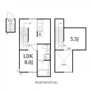 PARKSIDE RESIDENCE CHITOKARA【206号室号室】の間取り