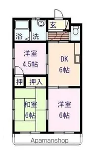 セフィーロ横尾【105号室】の間取り