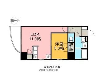 エソール駅前通り【902号室】の間取り