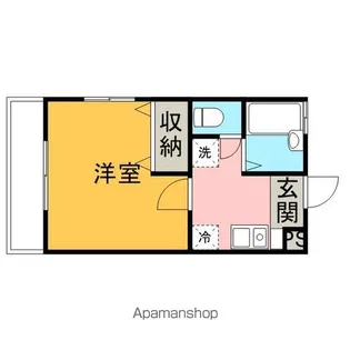 コーポ・ルミエール【1階】の間取り