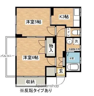 PRESIDENT土崎港【126号室】の間取り