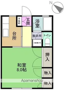 シーサイド糸魚川【202号室】の間取り