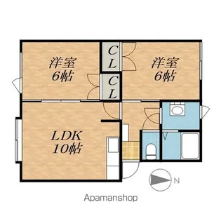 SINKI(シンキ)【1階】の間取り