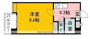 アストレア天山【502号室】の間取り