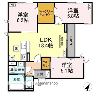 東京都杉並区荻窪1丁目【アパート】の間取り