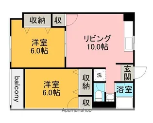 メゾン・ド・タマキ【3階】の間取り
