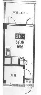 グリーンピア富岡Ⅱ号棟【2105号室】の間取り