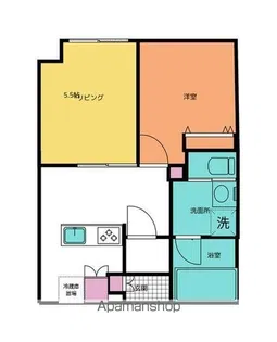 ハイライフ大森【1105号室】の間取り