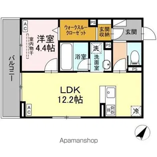 D CREST津島町【3階】の間取り
