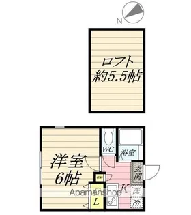プロムナード鶴見【1階】の間取り