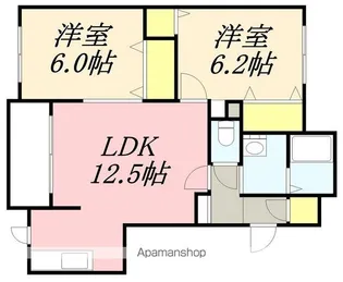 プルミエファースト(PREMIER FIRST)【401号室】の間取り