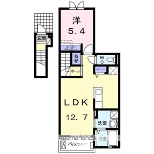 コンフォーティア【2階】の間取り