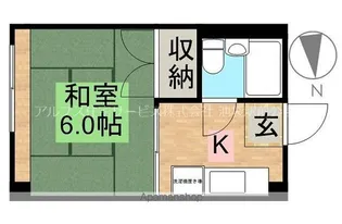 あかねコーポ【202号室】の間取り