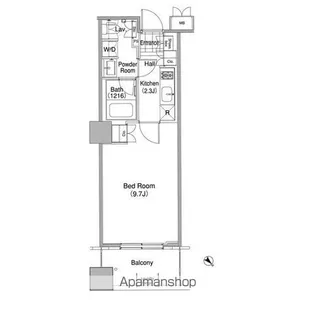 コンフォリア東池袋WEST【3階】の間取り
