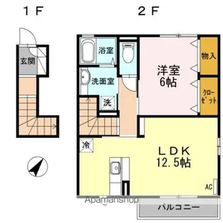 サン・シエル【2階】の間取り