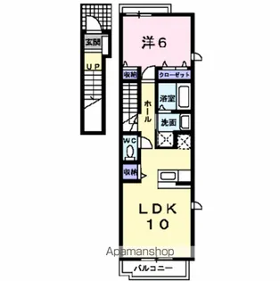 シエル ブリーユ【2階】の間取り