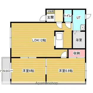 ハイセレールホンダ【2階】の間取り