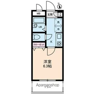 パルムドールハイム【1階】の間取り